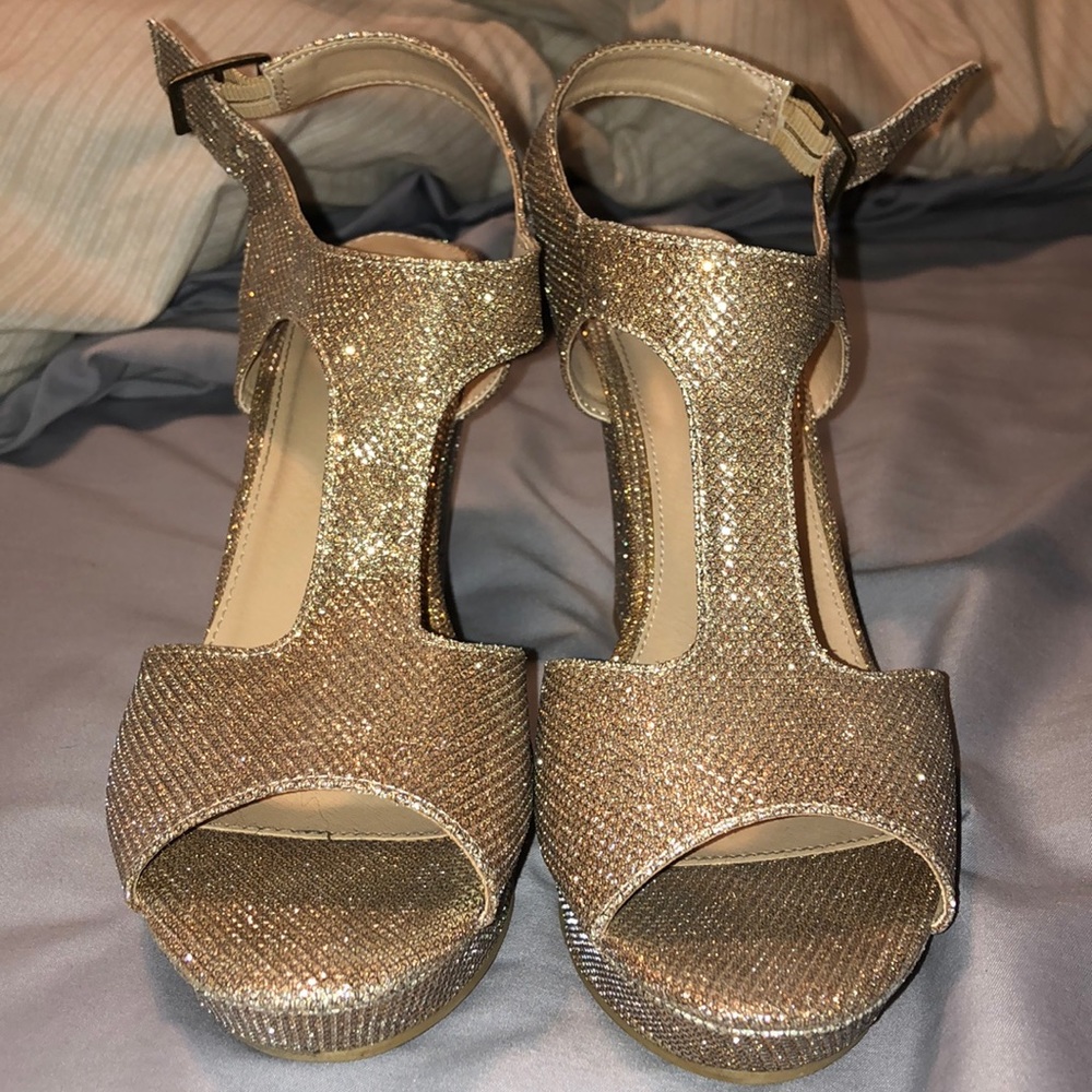 Rose Gold Wedges